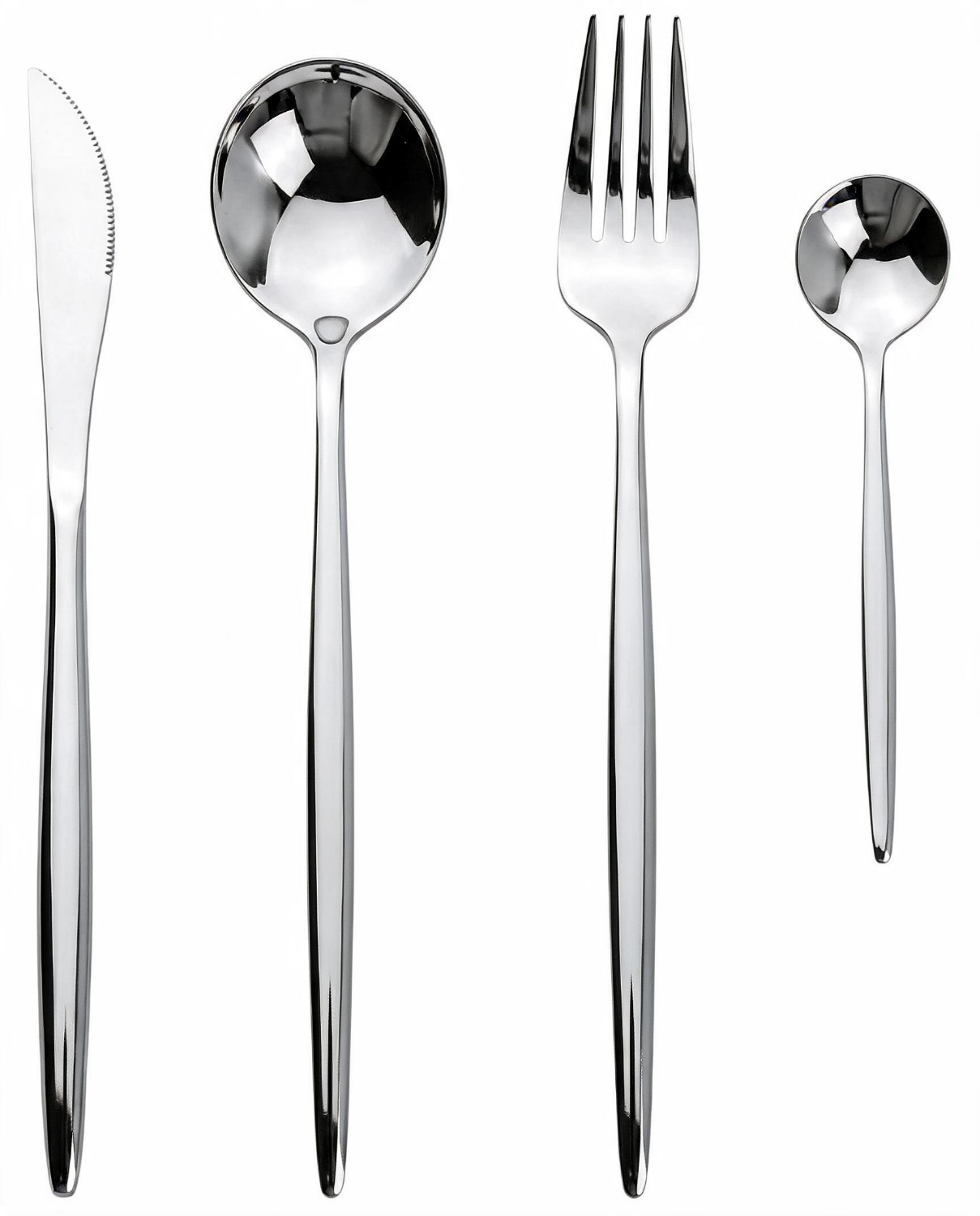 Купить набор столовых приборов Xiaomi Maison Maxx Modern Flatware Set Silver