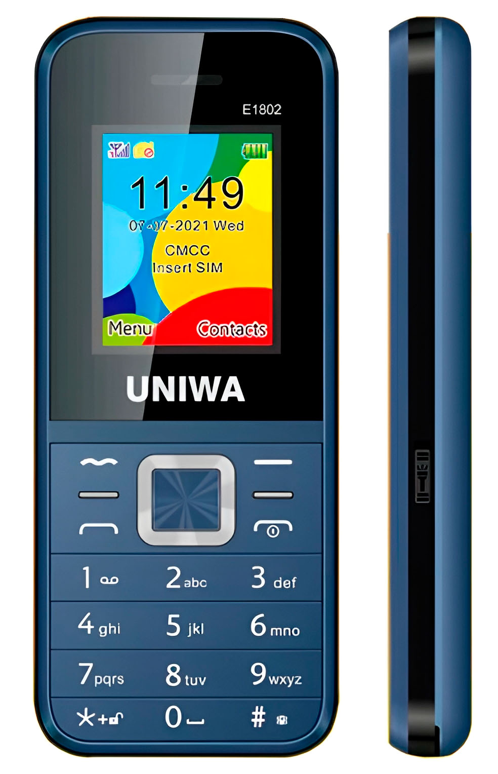 Мобильный телефон UNIWA E1802 Blue мобильный телефон bq 2457 jazz blue