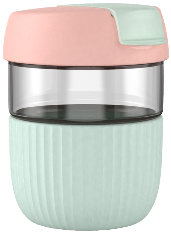 фото Непроливайка xiaomi kiss kiss fish rainbow cup pink mint (g-u35c)