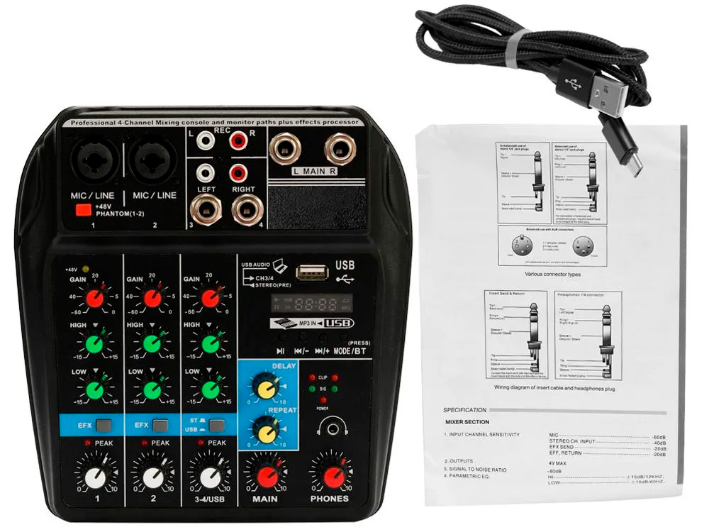 Купить Andowl Audio Mixer (Q-SK740)
