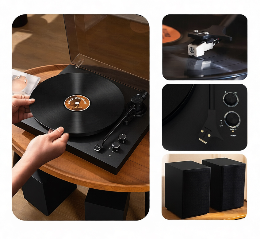 Купить Years Stay Vinyl Record Player (HY-T306) Black