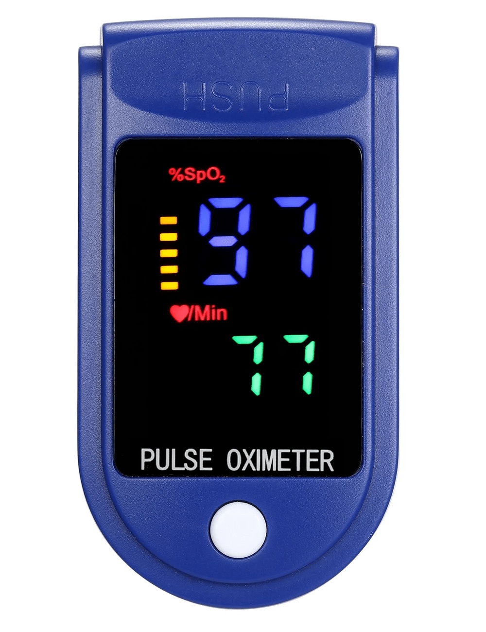 Fingertip Pulse Oximeter Blue КАРКАМ
