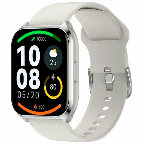 Умные часы  Xiaomi Haylou Smart Watch 2 Pro Silver умные часы smart watch m26 plus gold