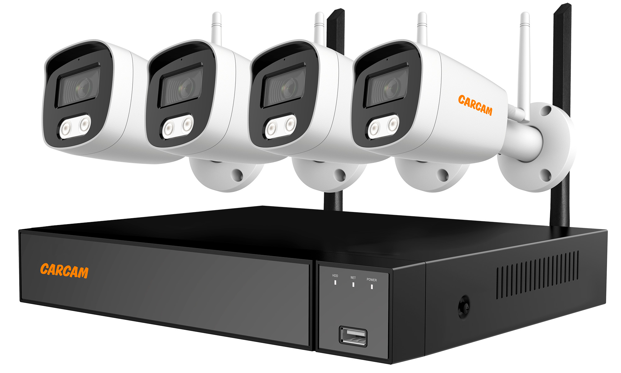 Комплект видеонаблюдения CARCAM 4CH WiFi NVR Kit 2134 комплект видеонаблюдения carcam 4ch xvr kit 3004 2145x2