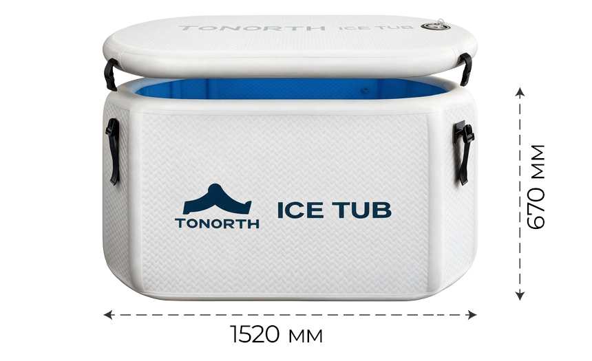 Купить Tonorth Inflatable Ice Tub 136x76x62cm 460L (TS-BCP02) White