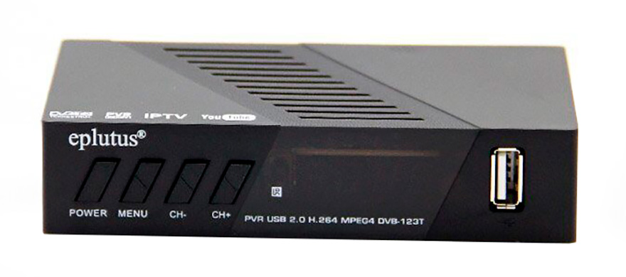 Цифровой HD TV-тюнер Eplutus DVB-123T тюнер dvb t2 cadena cdt 2293m