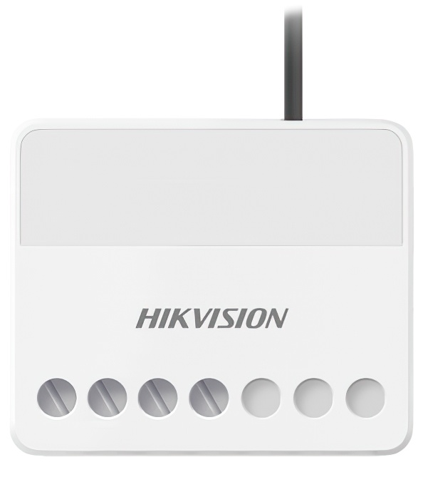 Hikvision DS-PM1-O1H-WE Беспроводной релейный модуль hikvision ds pr1 we беспроводной ретранслятор