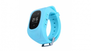 фото Детские умные часы с gps smart baby watch carcam q50 oled голубые