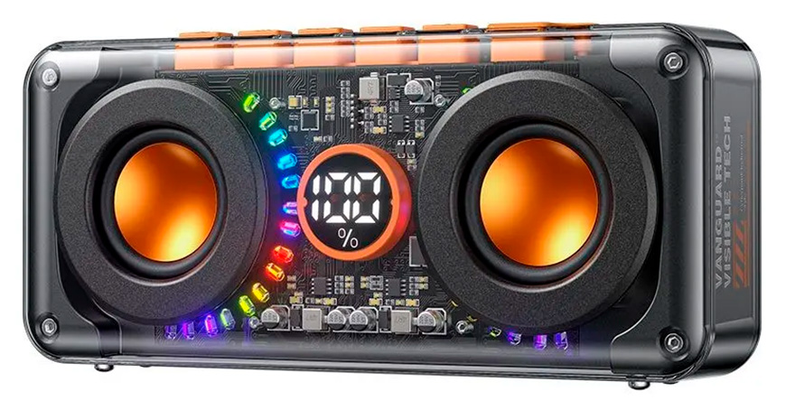 Портативная колонка Wekome Vanguard Series Mecha Wireless Speaker (D42) Black