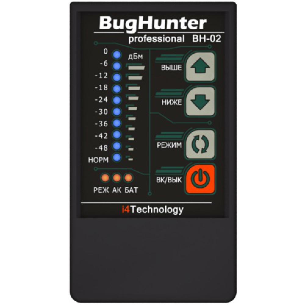 Детектор жучков BugHunter Professional BH-02 i4Technology