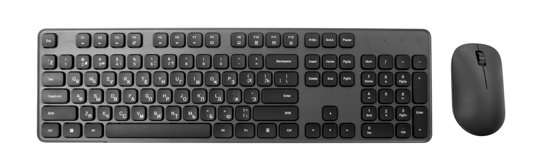 Купить Xiaomi Wireless Keyboard and Mouse Set 3 (WXJS03YM) Space Black