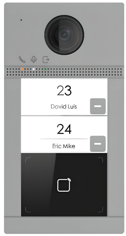 Вызывная панель на 2 абонентов HiWatch VDP-D4212W(B)/Flush, Домофоны 