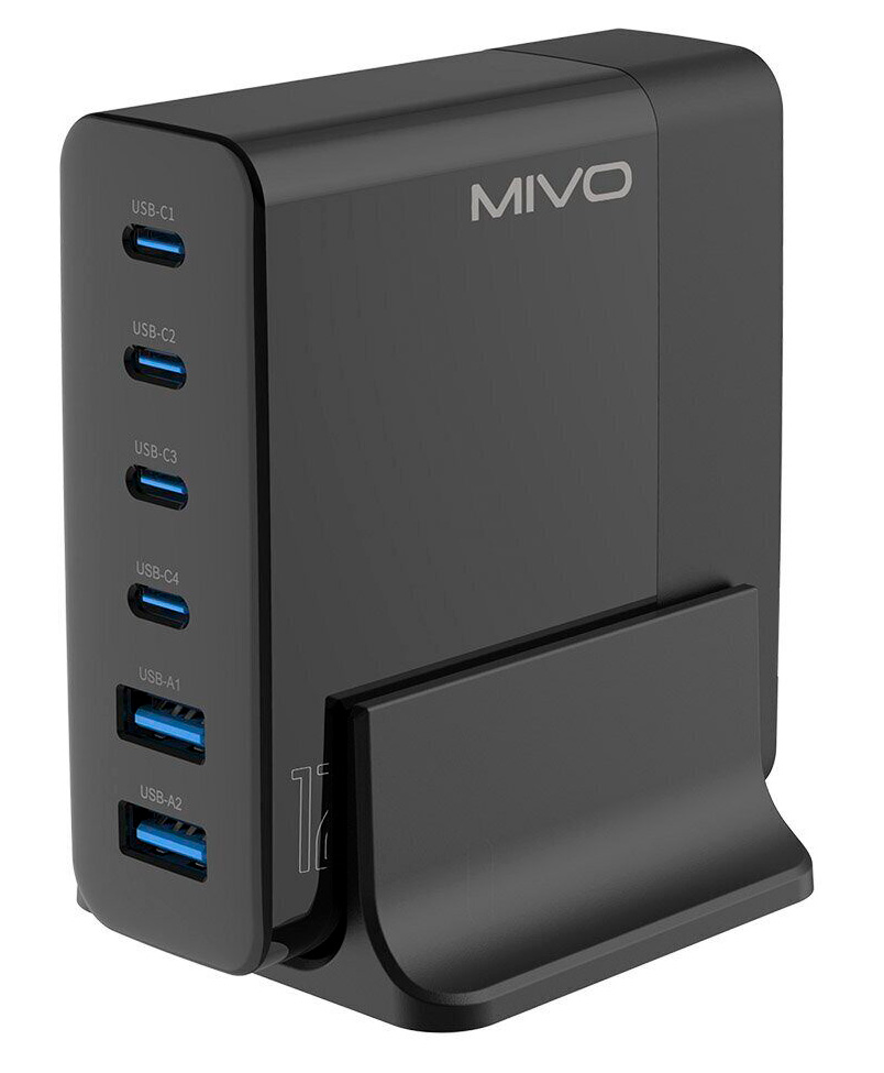 Зарядное устройство Mivo MP-123Q (123W) Black Mivo - фото 1