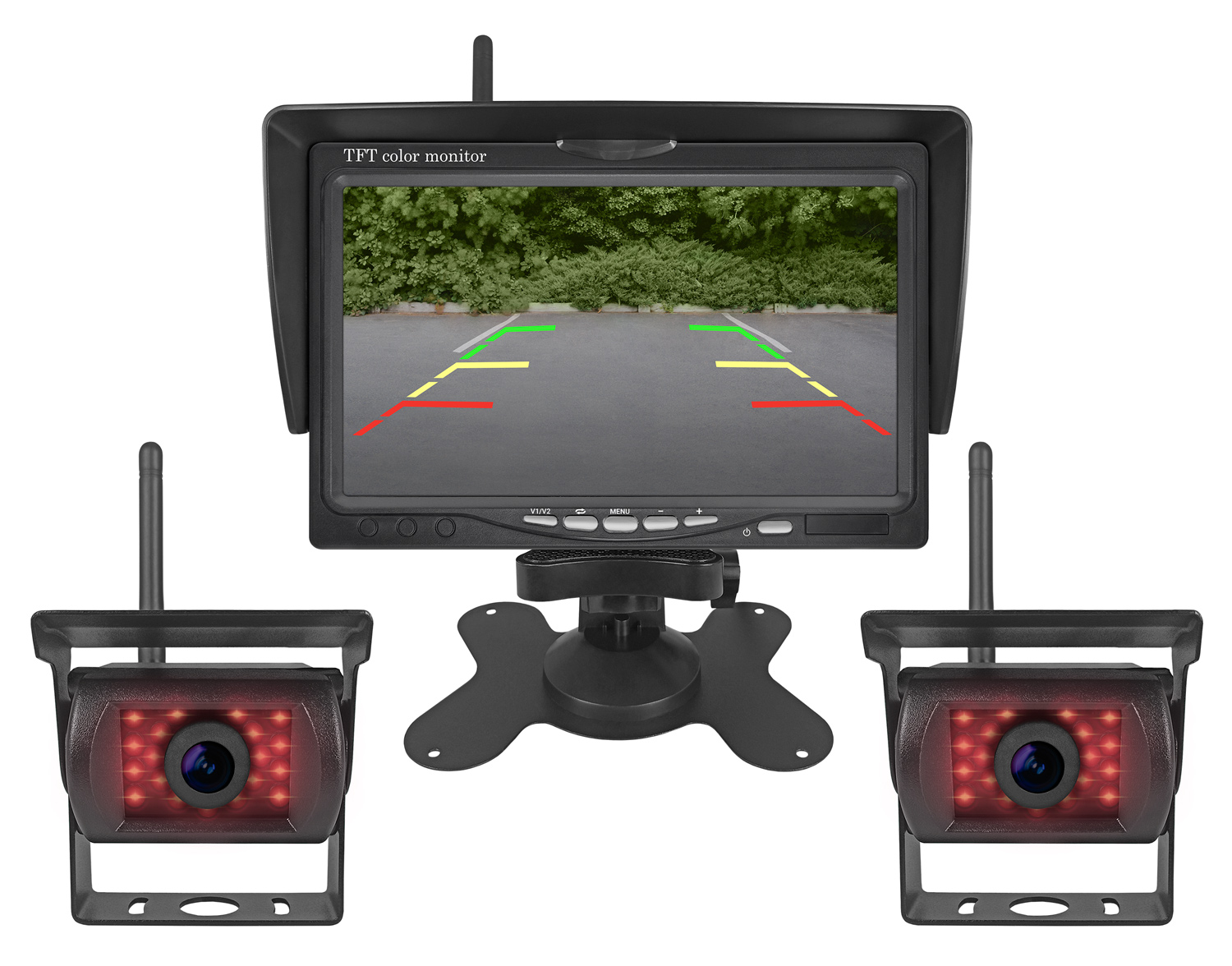 Система видеомониторинга CARCAM Wireless Video System 701W-2 система видеомониторинга carcam wireless video system dw502