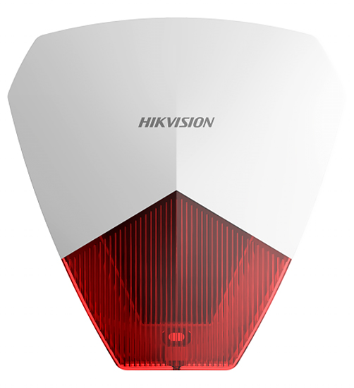 Hikvision DS-PS1-R Сирена проводная внутренняя (Красная) hikvision ds pma bell сирена проводная внутренняя