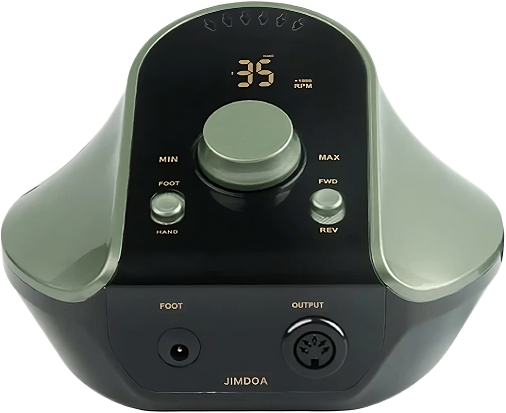 Аппарат для маникюра и педикюра JIMDOA Precision Nail Drill Machine JMD-306 Green аппарат для вакуумной чистки и шлифовки gess shine 630 green