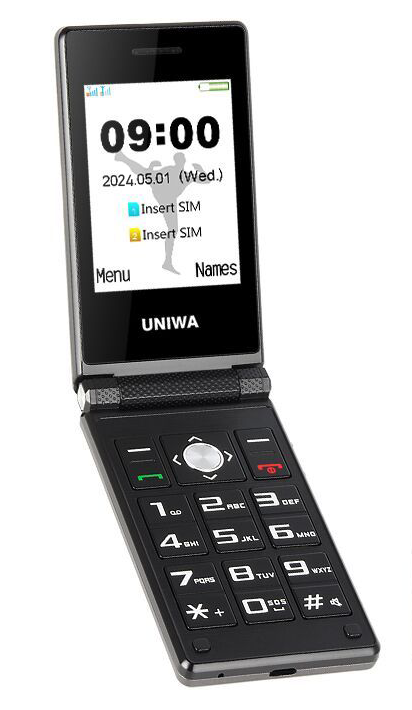 Мобильный телефон UNIWA X28 Gray мобильный телефон uniwa v909t flip phone gray