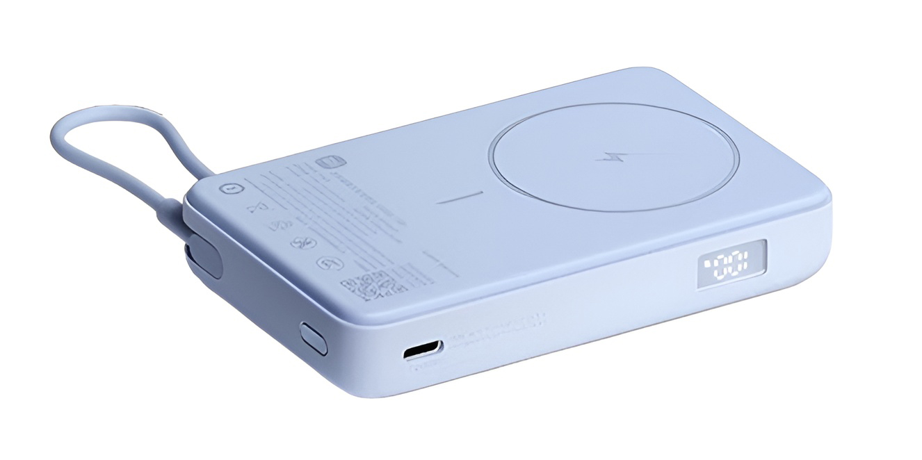 Купить Xiaomi Magnetic Stand Power Bank 10000 mAh (WPB1007Z) Light Blue