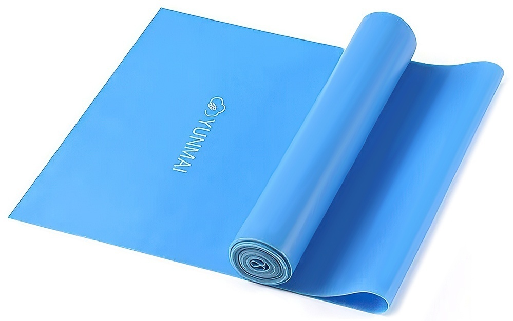 фото Резинка для фитнеса xiaomi yunmai 0.45mm blue (ymtb-t401) каркам