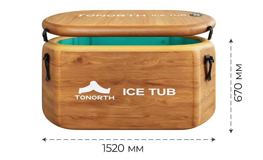 Купить Tonorth Inflatable Ice Tub 152x76x67cm 522L (TS-MCP03) Wood