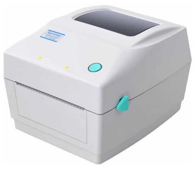 Портативный принтер этикеток Xprinter XP-460B (USB) Белый портативный принтер этикеток xprinter xp 420b usb белый