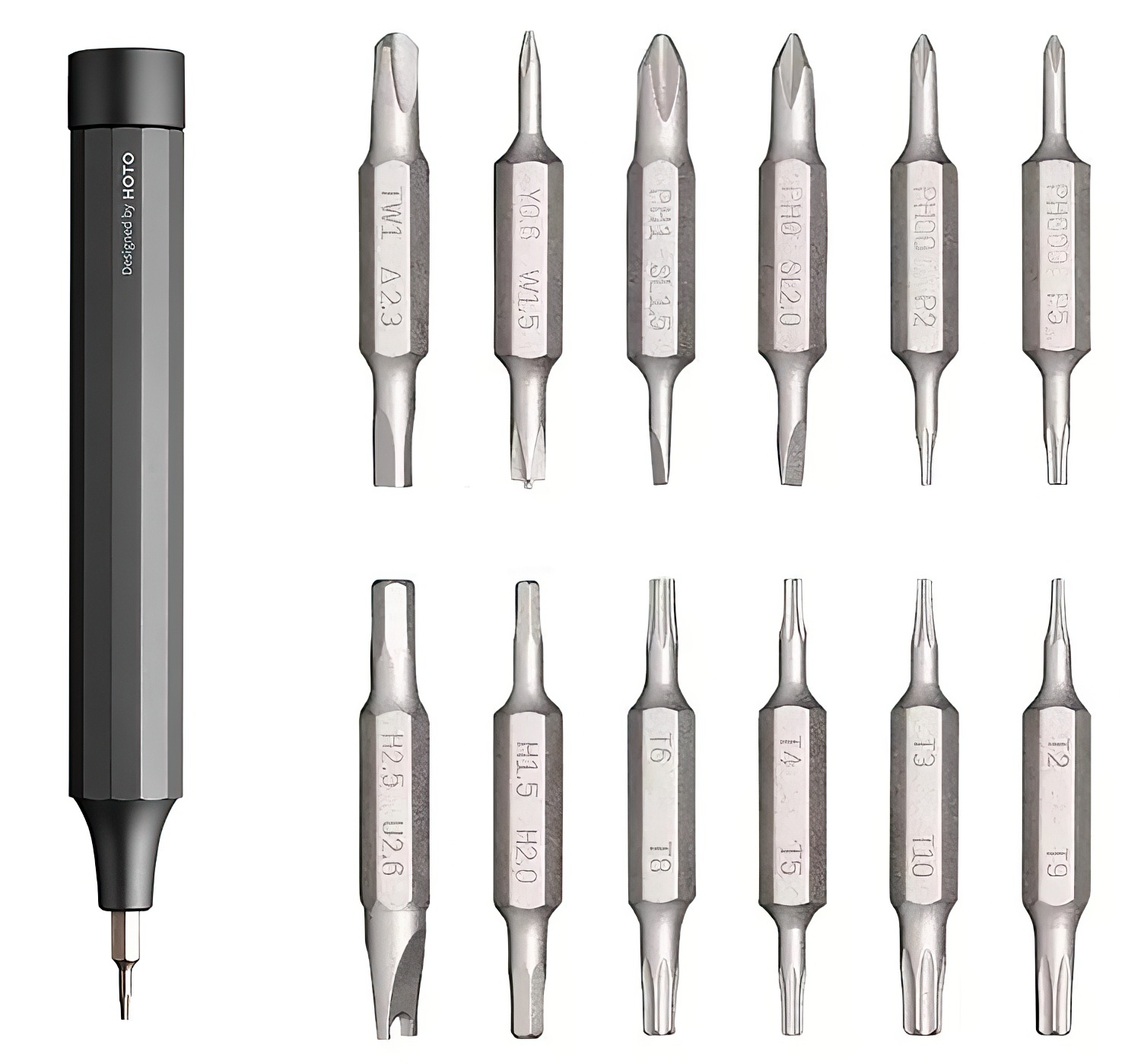 Xiaomi Hoto Precision Screwdriver Kit 24 in 1 Grey (QWLSD004) КАРКАМ