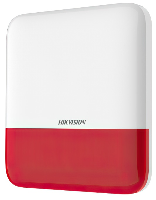 Hikvision DS-PS1-E-WE Red Беспроводная уличная сирена chuango 315 мгц беспроводная звуковая стробоскопическая сирена
