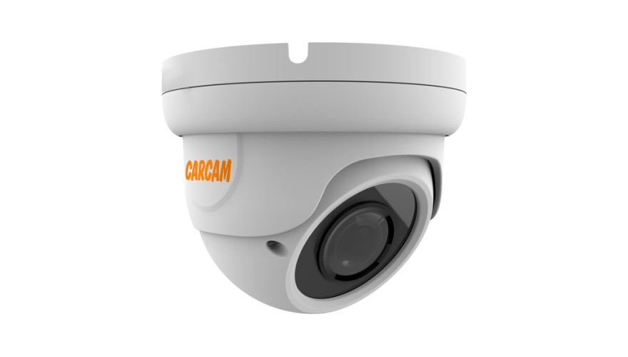 Купольная IP-камера CARCAM 2MP Dome IP Camera 2076 (2.8-12mm) купольная full hd ip камера с poe микрофоном и ик подсветкой 25 м carcam 2mp dome ip camera 2071m