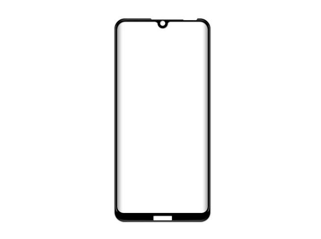 Защитное стекло для Huawei Honor 8A/Y6(2019) с рамкой 9H Full Glue без упаковки КАРКАМ