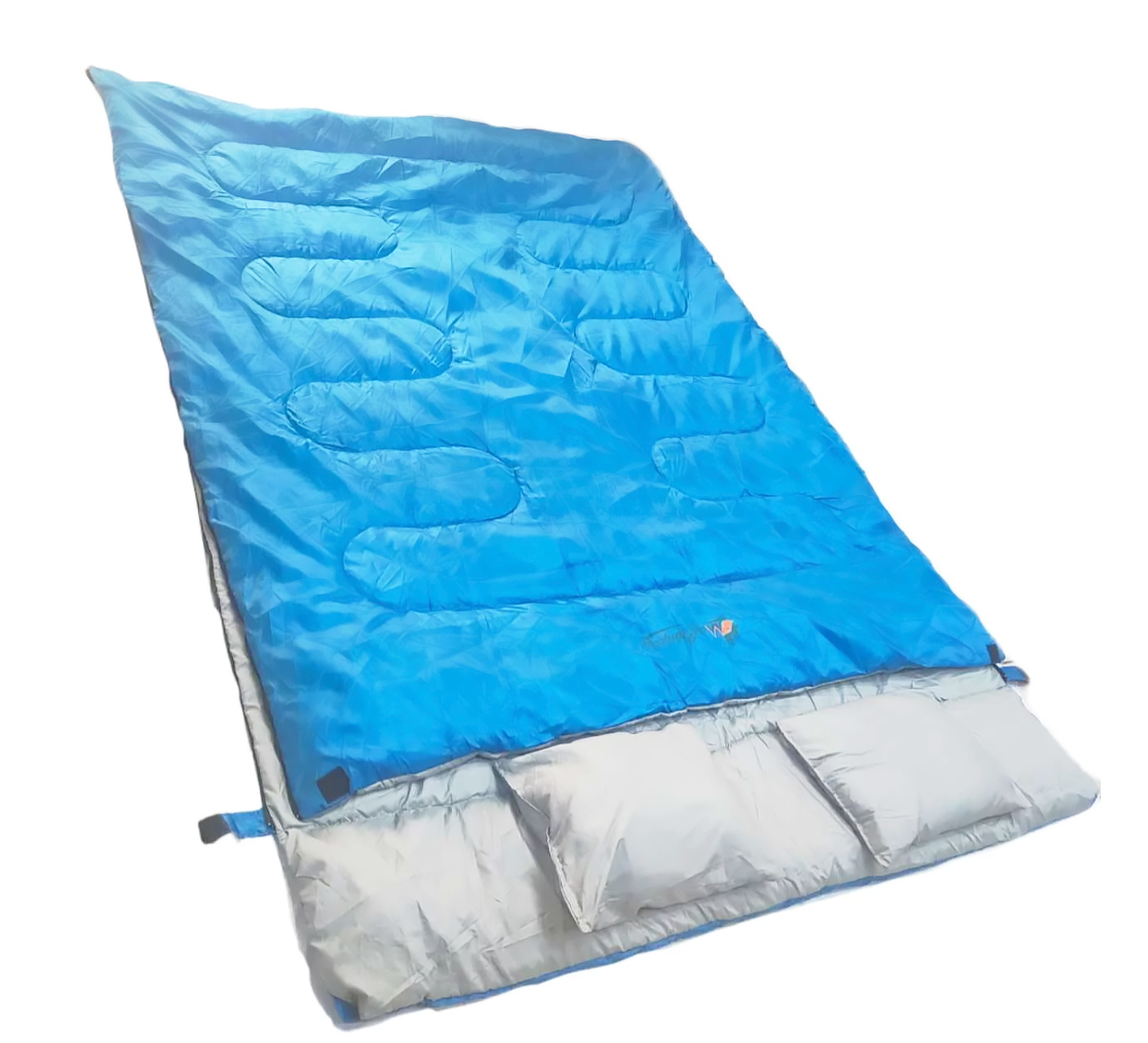 Двухместный спальный мешок с подушками MirCamping MIR-007 MirCamping