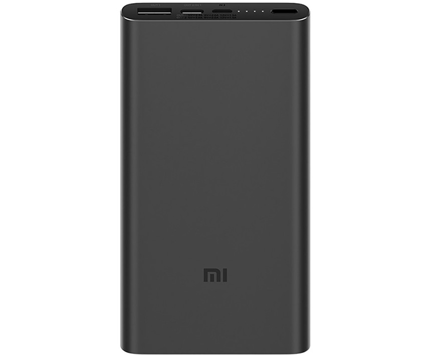 Xiaomi Mi Power Bank 3 10000 mAh black, (PLM12ZM) КАРКАМ