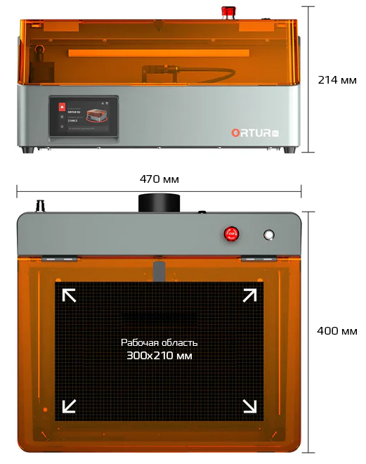 Купить Ortur Fully Enclosed Box Laser Engraver (R2 LU3-10A) EU