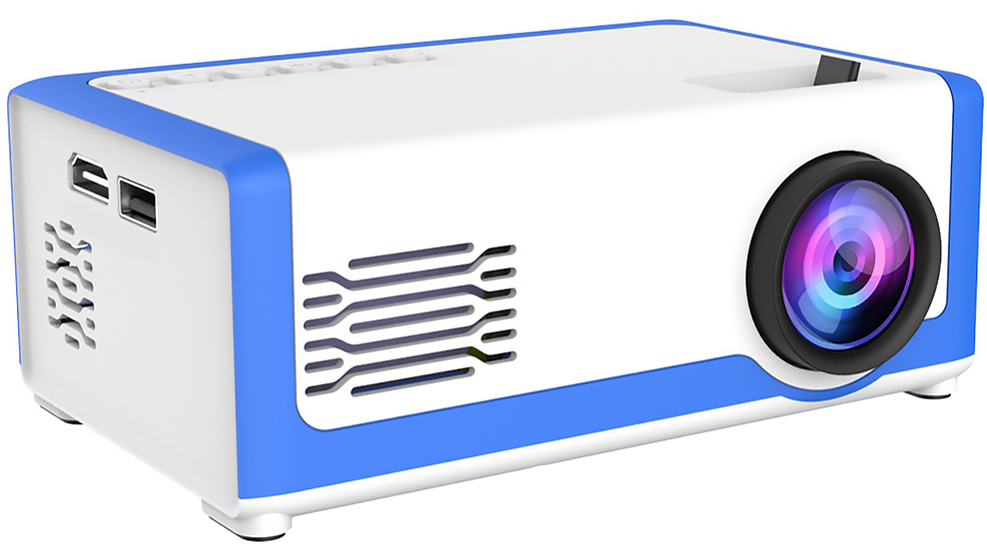 Портативный проектор LED Multimedia Projector M1 Blue/White -