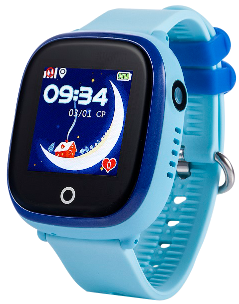 фото Детские умные часы с gps carcam gw400x blue