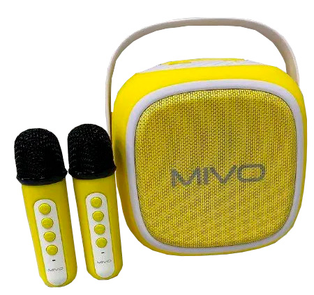 Портативная колонка Mivo M68 Yellow-White