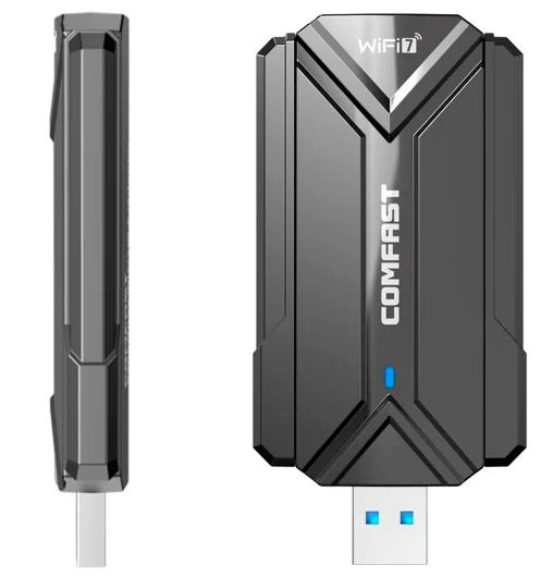 Купить COMFAST WiFi7 USB Wireless Adapter 6500Mbps (CF-983BE)