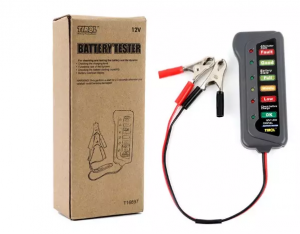 Тестер АКБ автомобиля Battery Tester 12V тестер электросистемы автомобиля jonnesway