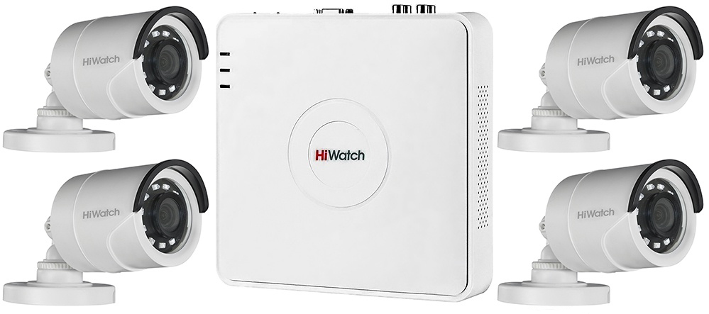 Комплект видеонаблюдения HiWatch KIT 4N2C2