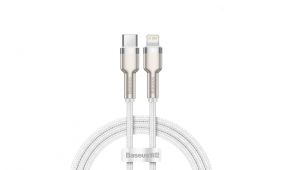 Baseus Cafule Series Metal Data Cable Type-C to iP PD 20W 1m White (CATLJK-A02) КАРКАМ