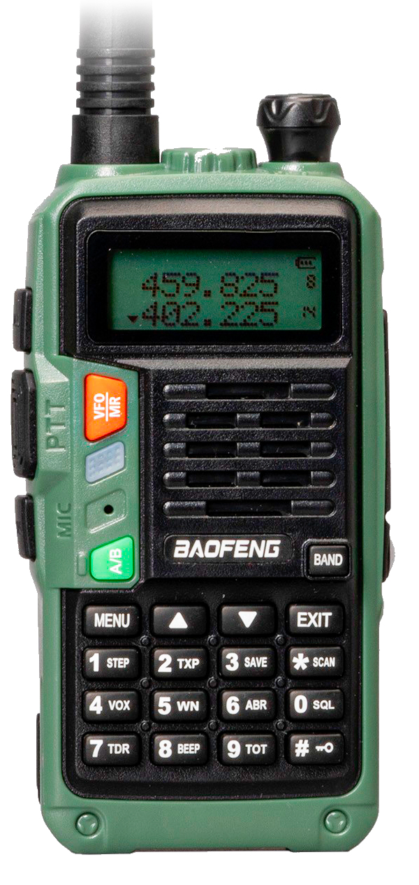 Радиостанция Baofeng UV-S9 PLUS 10W Green радиостанция водонепроницаемая радиостанция baofeng bf s5 plus