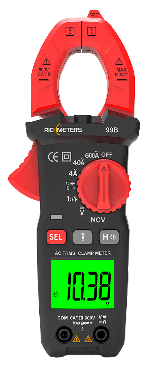 Цифровые токовые клещи RichMeters RM99B токовые клещи habotest ht207b