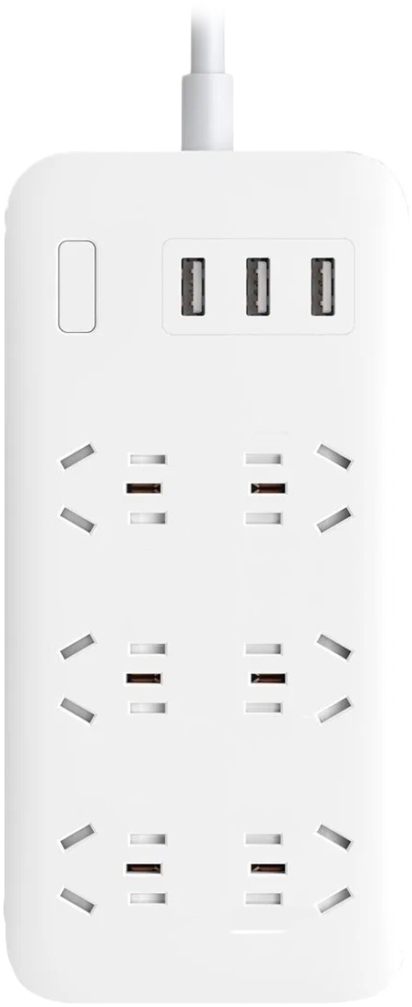 Сетевой фильтр Xiaomi Mi Power Strip Sockets (6 розеток+ 3 USB порта) Mi