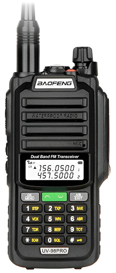 Радиостанция Водонепроницаемая радиостанция Baofeng UV-98 PRO радиостанция водонепроницаемая радиостанция baofeng bf s5 plus