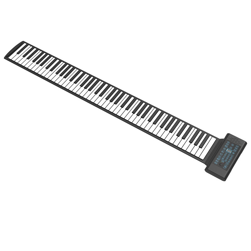 Портативное пианино Xiaomi Silicon Flexible Roll Up Piano 88 digital piano musical instrument 88 keys roll up piano foldable piano keyboard flexible keyboard piano