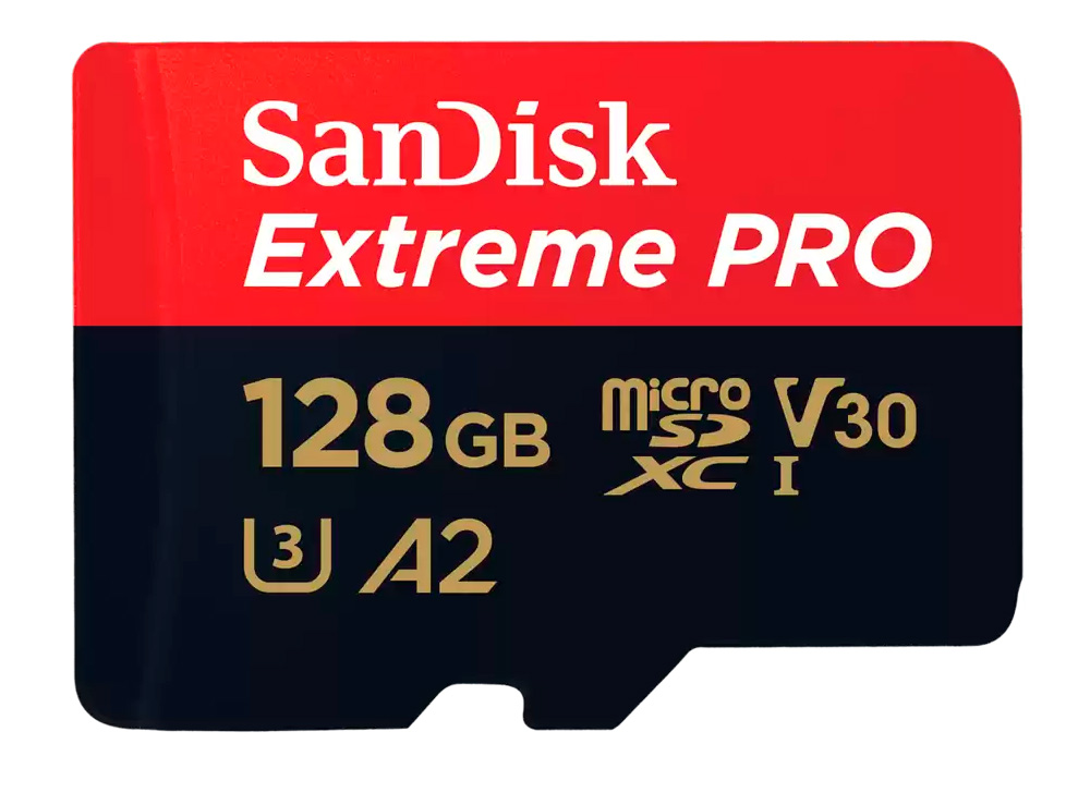 Карта памяти SanDisk Extreme Pro 128GB microSDXC UHS-I with Adapter (SDSQXCD-128G-GN6MA) SanDisk