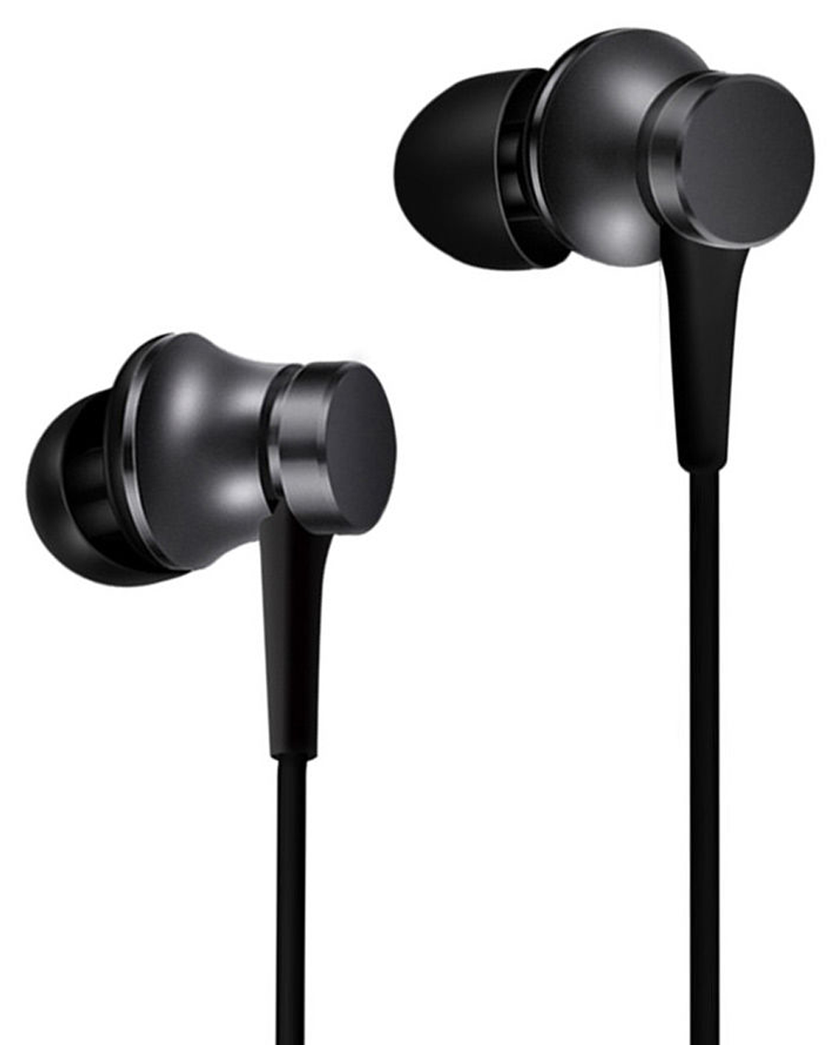 Наушники Xiaomi Mi Piston In-Ear Headphones Fresh Edition Black КАРКАМ - фото 1