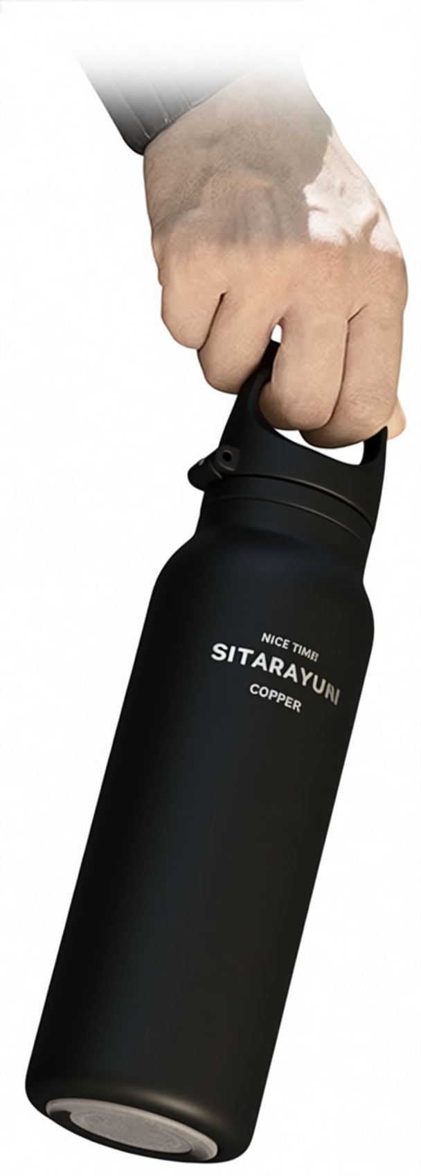 Купить Sitarayuri Vacuum Insulated Bottle 600ml (ZF-071) Black