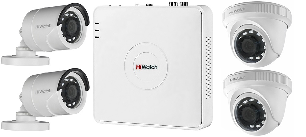 Комплект видеонаблюдения HiWatch KIT 4N2M2