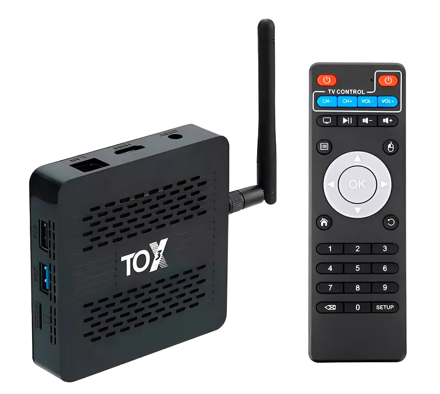Тв-приставка Vontar TOX3  4GB 32GB TV BOX Amlogic S905X4 Android 11 4K WiFi