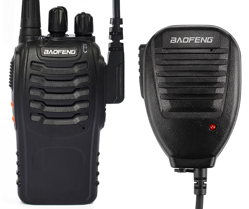 Рация с тангентой Baofeng BF-888S Shoulder Speaker
